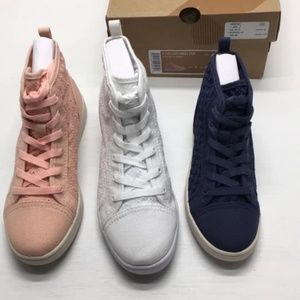 Girls Koolaburra PINK Kellen High Top Sneakers